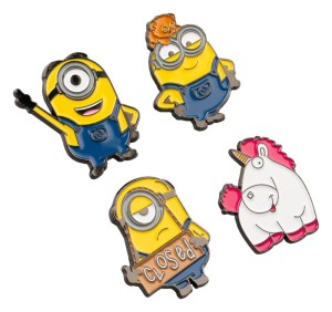 Zestaw Przypinek Grupo Erik Minions 4 szt.