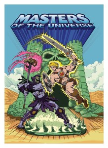 Plakat Fanattik Masters of the Universe He-Man i Skeletor Limitowany