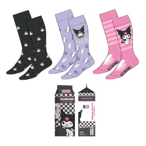 Cerda Skarpetki Cerdá Sanrio Kuromi 3-Pak 36-43