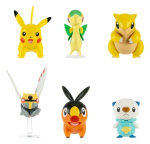 Figurka Zestaw 6 figurek Jazwares Pokemon Battle