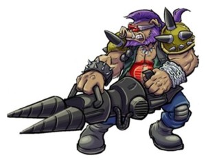 Figurka Playmates TMNT x G.I. Joe Rocksteady x Dreadnok Buzzer