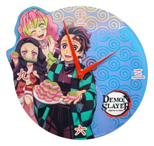 Sakami Merchandise Zegar Ścienny Sakami Demon Slayer Holograficzny