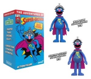 Figurka Super7 ReAction Ulica Sezamkowa Super Grover