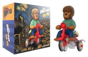Pojazd Super7 Universal Monsters Wilkolak Brązowy Trójkołowiec