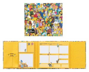 Zestaw planer i karteczki The Simpsons Grupo Erik