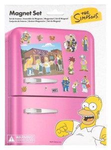 Zestaw Magnesów Grupo Erik The Simpsons Mieszkańcy Springfield