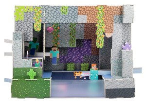 Zestaw konstrukcyjny Paladone Minecraft Scena 3D
