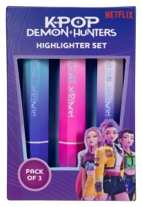 Zakreślacze Blue Sky Studios KPop Demon Hunters Huntr/x 3-Pak