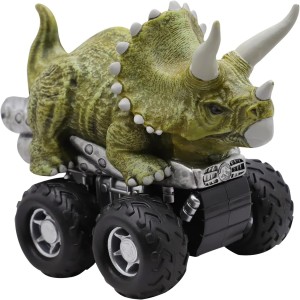 Auto Dinozaur z Napędem Zamachowym Samochodzik Jurassic World Triceratops