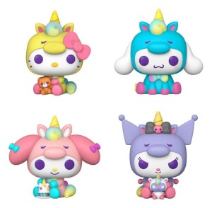 Zestaw Funko POP Sanrio Hello Kitty Jednorożec 4-pak