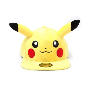 Czapka Difuzed Snapback Pluszowa Pokemon Zawstydzony Pikachu