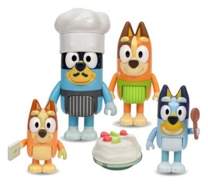 Figurki Moose Toys Bluey Let's Play Chef Pavlova 4-pak