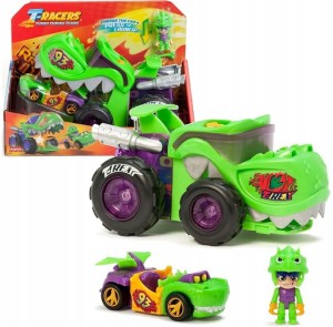 Wyrzutnia pojazdu Magic Box Toys T-Racers Mega Wheels T-Rex