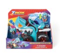 Pojazd Magic Box Toys T-Racers Mega Wheels T-Shark z wyrzutnią
