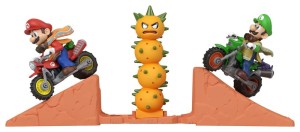 Zestaw Mattel Hot Wheels Super Mario Galaxy Mario i Luigi Desert Jump
