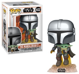 Figurka Star Wars The Mandalorian POP! Mandalorian & Baby Yoda