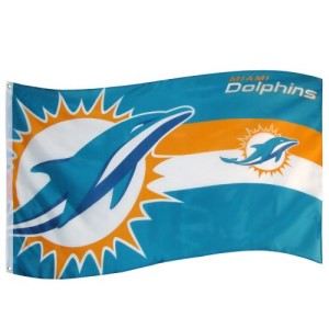 Flaga NFL Miami Dolphins Herb