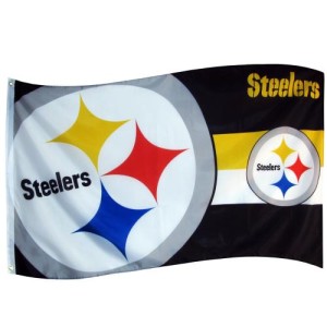 Flaga NFL Pittsburg Steelers Herb