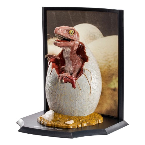 Jurassic Park Toyllectible Treasure Statuetka Raptor Egg Life Finds A Way Figurka Noble Collection 12 cm