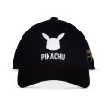 Difuzed Pokemon Curved Bill Cap Pikachu Black