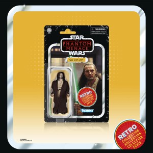 Figurka Qui-Gon Jinn Hasbro Retro Star Wars The Phantom Menace 10 cm