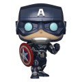 Figurka Funko Marvel's Avengers (2020 video game) POP Marvel Vinyl Captain America 9 cm