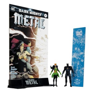DC Direct Page Punchers Action Figurka 2-Pack Batman of Earth-44 & Batman of Earth-11 (Dark Nights: Metal) 8 cm
