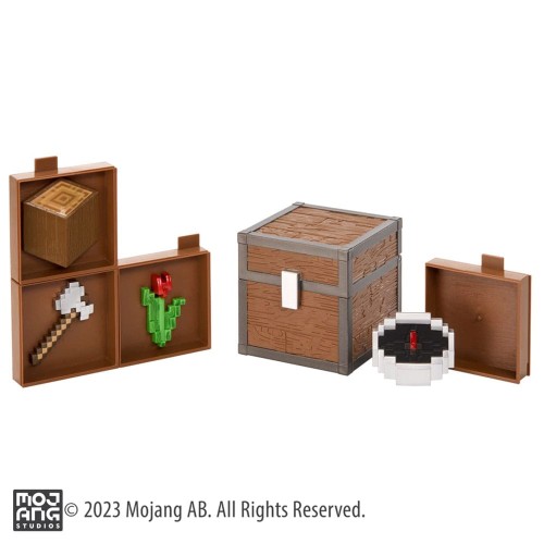 Noble Collection Minecraft Loot Chest Forest 10 cm