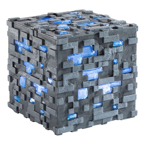 Replika Noble Collection Minecraft Illuminating Diamond Ore Cube 10 cm