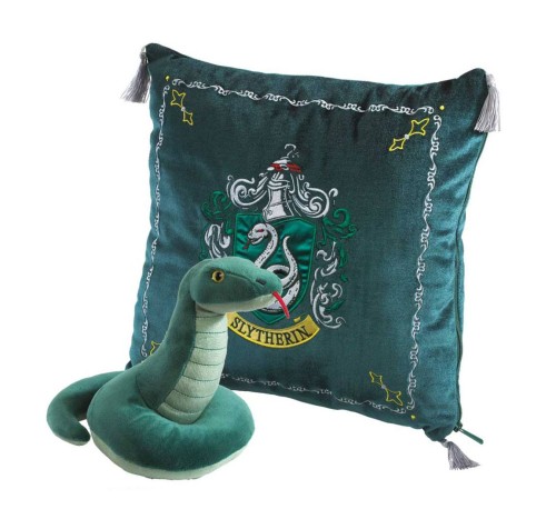 Maskotka Noble Collection Harry Potter House Mascot Cushion with Pluszak Slytherin
