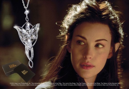 Noble Collection Lord of the Rings Wisiorek Arwen´s Evenstar (silver plated)