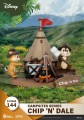 Disney D-Stage Campsite Series PVC Diorama Chip & Dale Beast Kingdom Toys 10 cm