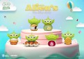 Figurki Beast Kingdom Toys Toy Story Mini Egg Attack Alien's Tea Time Series Set 10 cm