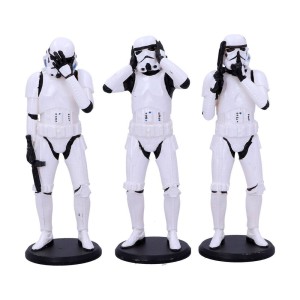 Original Stormtrooper Figurki 3-Pack Three Wise Stormtroopers 14 cm