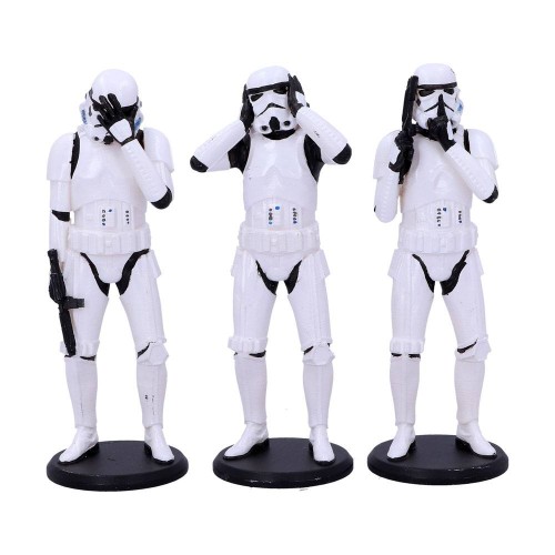 Figurki Nemesis Now Original Stormtrooper 3-Pack Three Wise Stormtroopers 14 cm