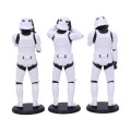 Original Stormtrooper 3-Pack Three Wise Stormtroopers Figurki Nemesis Now 14 cm