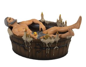 The Witcher 3 Wild Hunt Figurka Statuetka Geralt in the Bath 9 cm