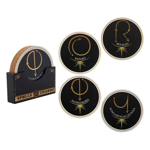 Harry-Potter-Coaster-4-Pack-Spell-&-Zawieszkas