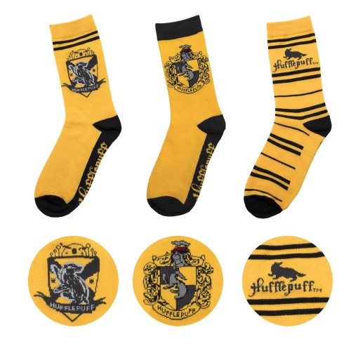 Skarpetki Cinereplicas Harry Potter 3-Pack Hufflepuff