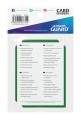 Card Dividers Przedziałki na Standard Size (10) - Green Karty Ultimate Guard