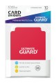 Ultimate Guard Karty Card Dividers Przedziałki na Standard Size (10) - Red