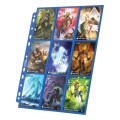 Ultimate Guard 18-Pocket Pages Side-Loading (10) - Blue