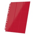 18-Pocket Pages Side-Loading (10) - Red Ultimate Guard