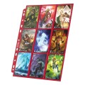 Ultimate Guard 18-Pocket Pages Side-Loading (10) - Red