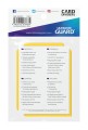 Card Dividers Przedziałki na Standard Size (10) - Yellow Karty Ultimate Guard