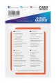 Card Dividers Przedziałki na Standard Size (10) - Orange Karty Ultimate Guard