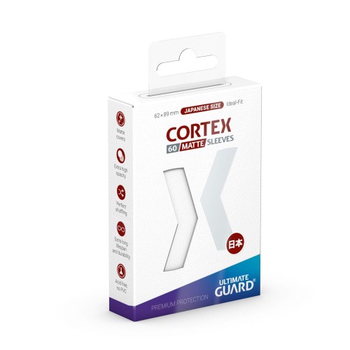Ultimate-Guard-Cortex-Sleeves-Matte-Japanese-Size-(60)---White
