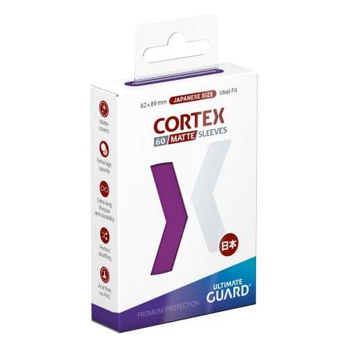 Ultimate Guard Cortex Koszulki Matte Japanese Size (60) - Purple