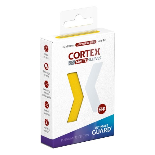 Ultimate Guard Cortex Koszulki Matte Japanese Size (60) - Yellow