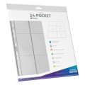 24-Pocket QuadRow Pages Side-Loading (10) - Transparent Ultimate Guard